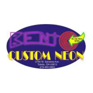 Bent Custom Neon logo