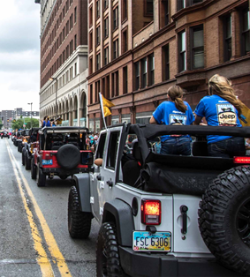 Photo Gallery: Jeep Fest 2023 parade in downtown Toledo