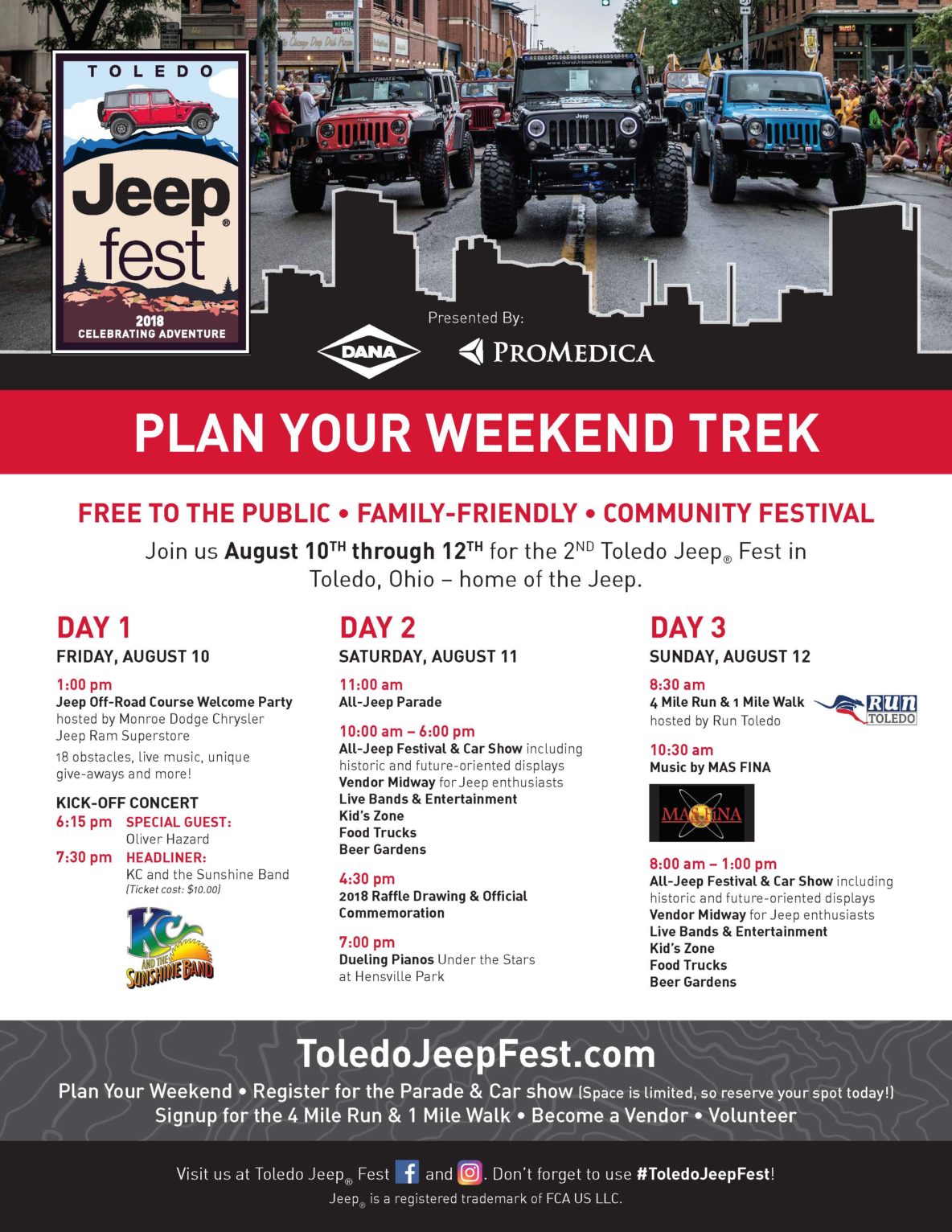 What you need to know for Toledo Jeep Fest Toledo Jeep® Fest 2024