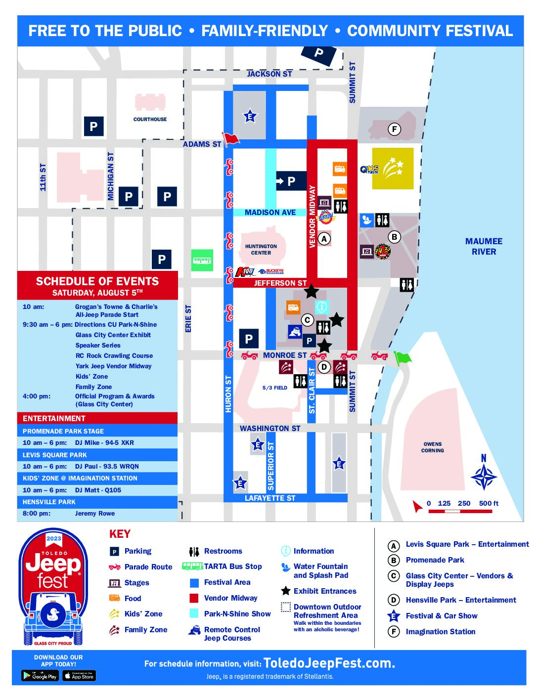 Helpful Toledo Jeep Fest Event Maps Toledo Jeep Fest 2024