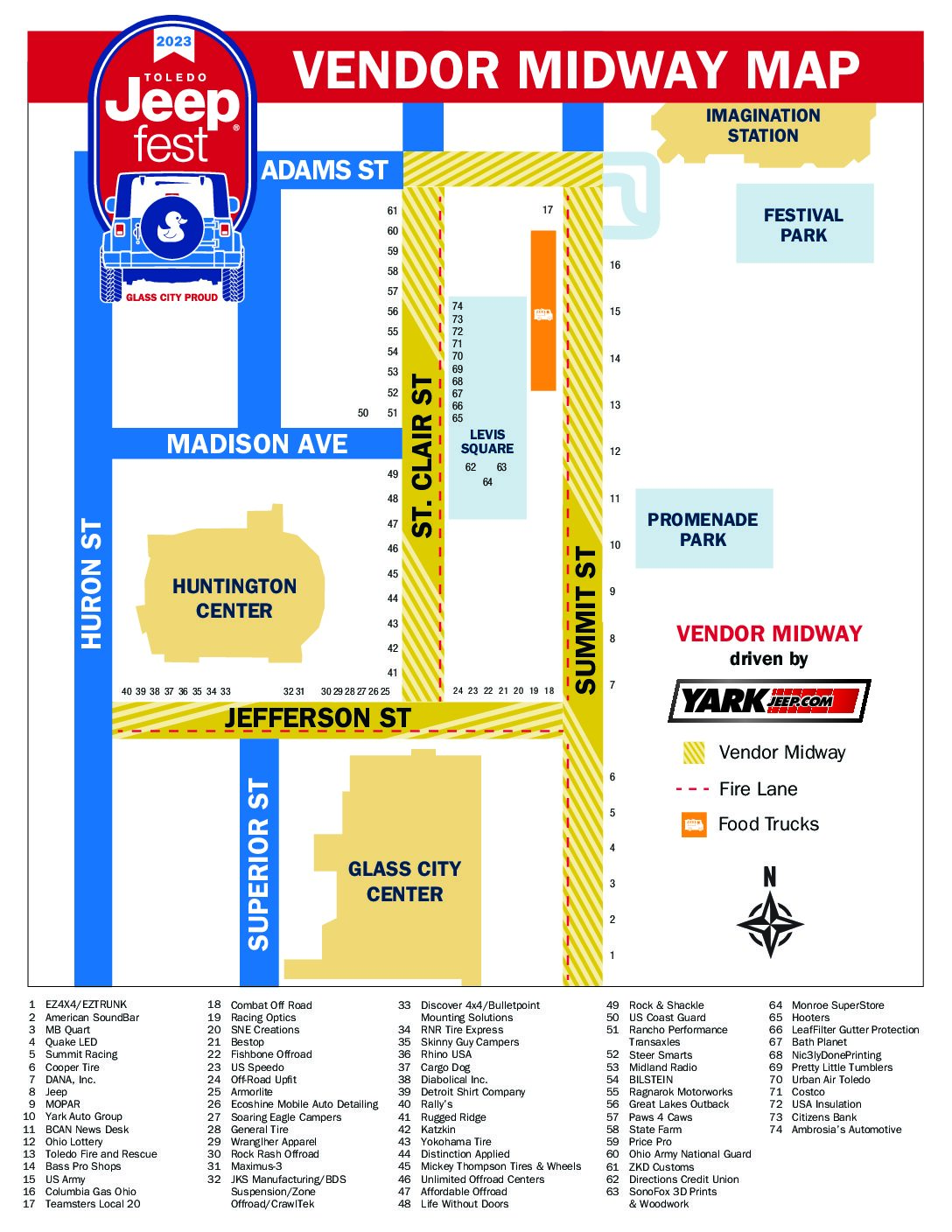 Helpful Toledo Jeep Fest Event Maps Toledo Jeep Fest 2024